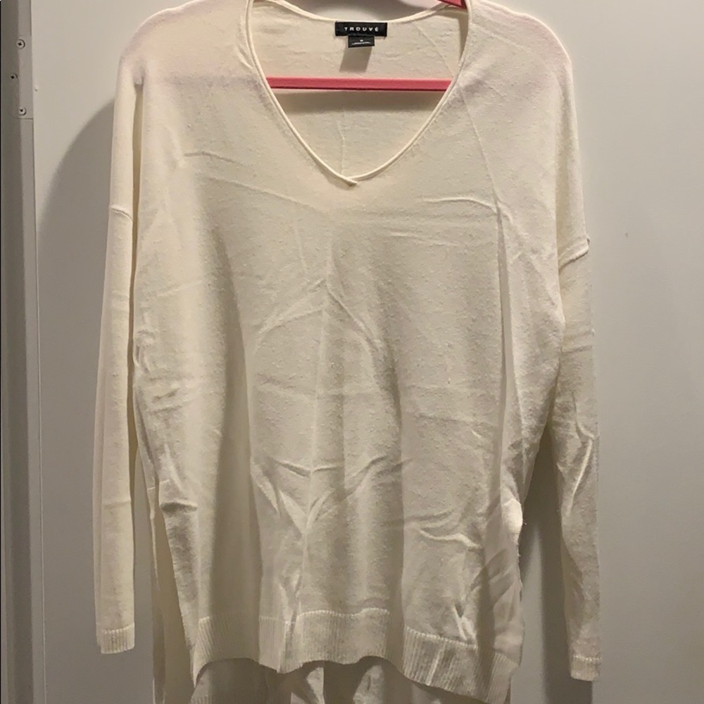 Trouve Side Slit Sweater